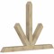 Ekena Millwork Saratoga Rough Sawn Timber Gable Bracket, Douglas Fir, 96"W x 64"H x 6"D x 6"F, 16/12 Pitch GBW096X64X0606SAR00RDF - alternate 4